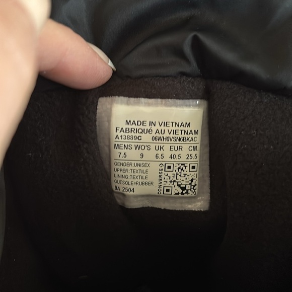 Brand New Converse Chuck Taylor All Star Elements Boot X-Hi Top Black Lace Up - Picture 15 of 16